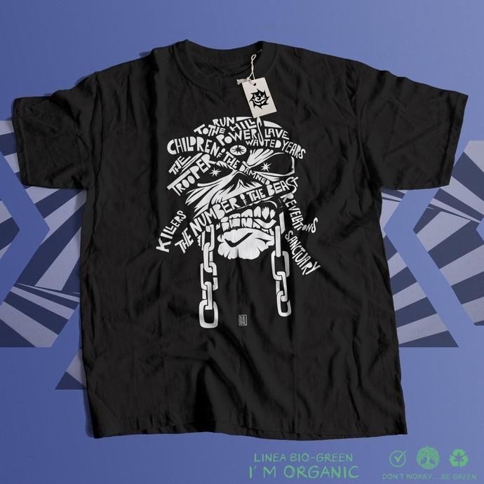 Matrix Music Store Tribe-Tee M4U Iron Maiden Lettering t-shirt cotone