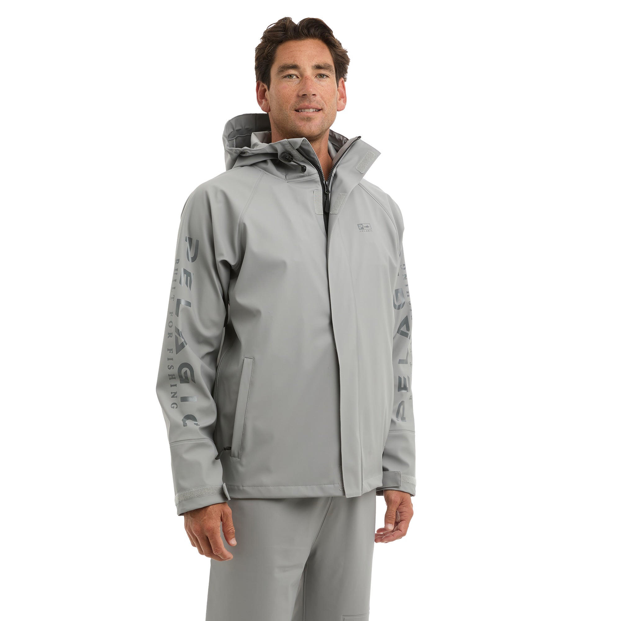 Pelagic Torrent giacca antipioggia uomo grigia