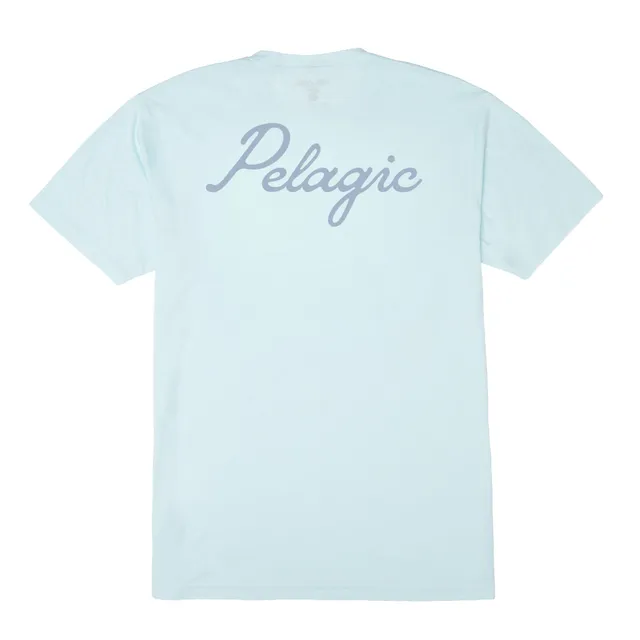 Pelagic Lines In maglietta uomo azzurra triblend