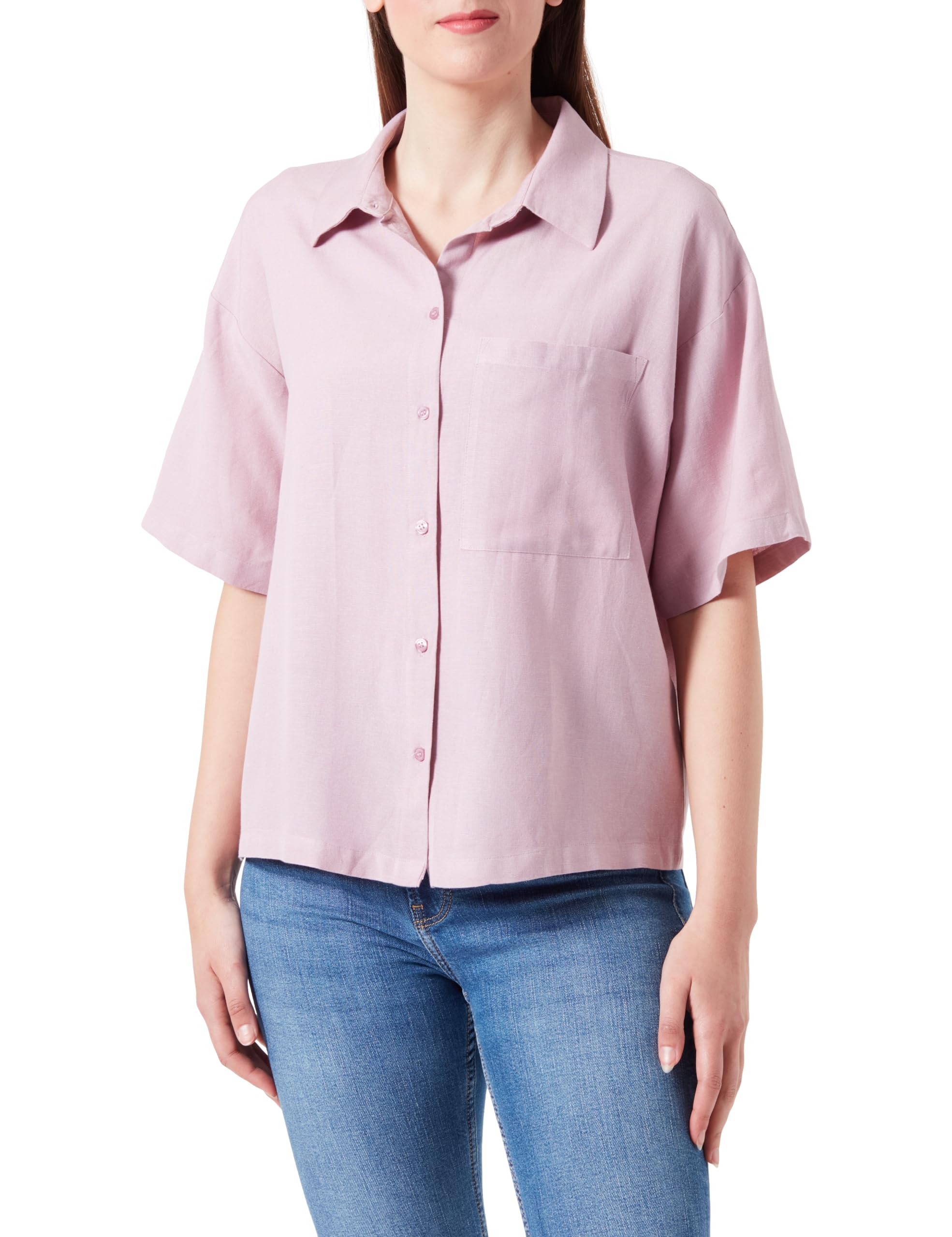 PIECES Pcmilano SS Shirt camicia maniche corte