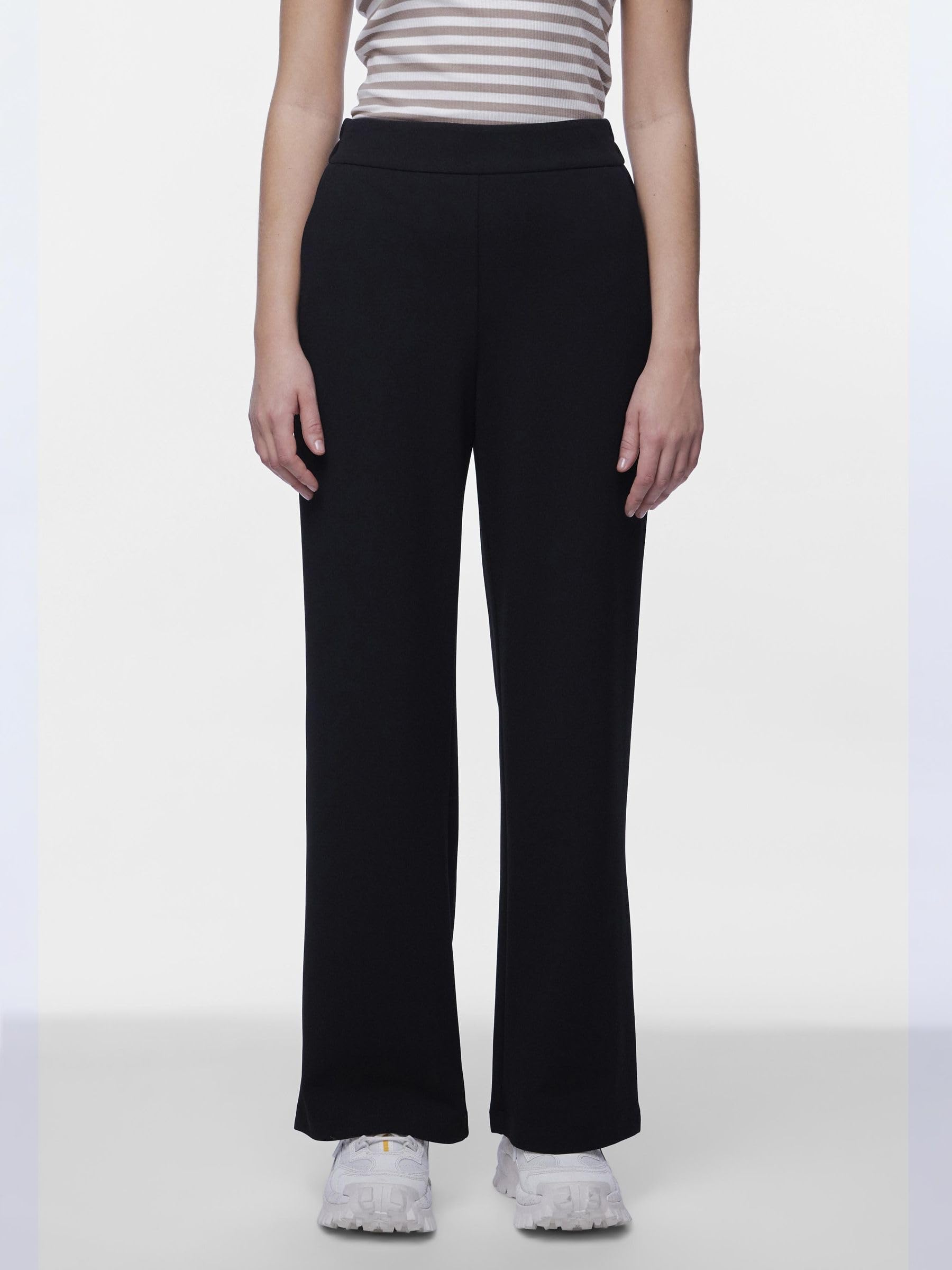 Pieces Pcnula HW Noos pantaloni larghi donna culotte
