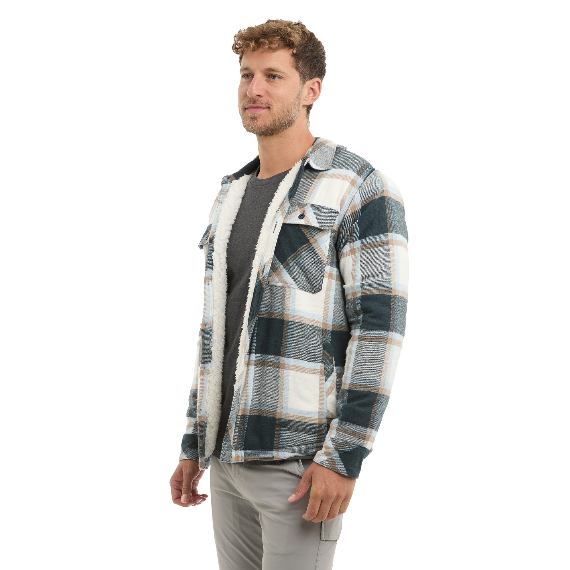 Pelagic Kodiak Camicia Flanella Navy Cotone Bio