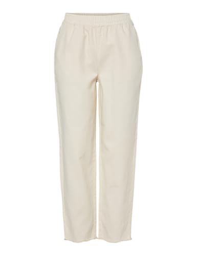Pieces Pcsally HW pantaloni donna alla caviglia vita alta