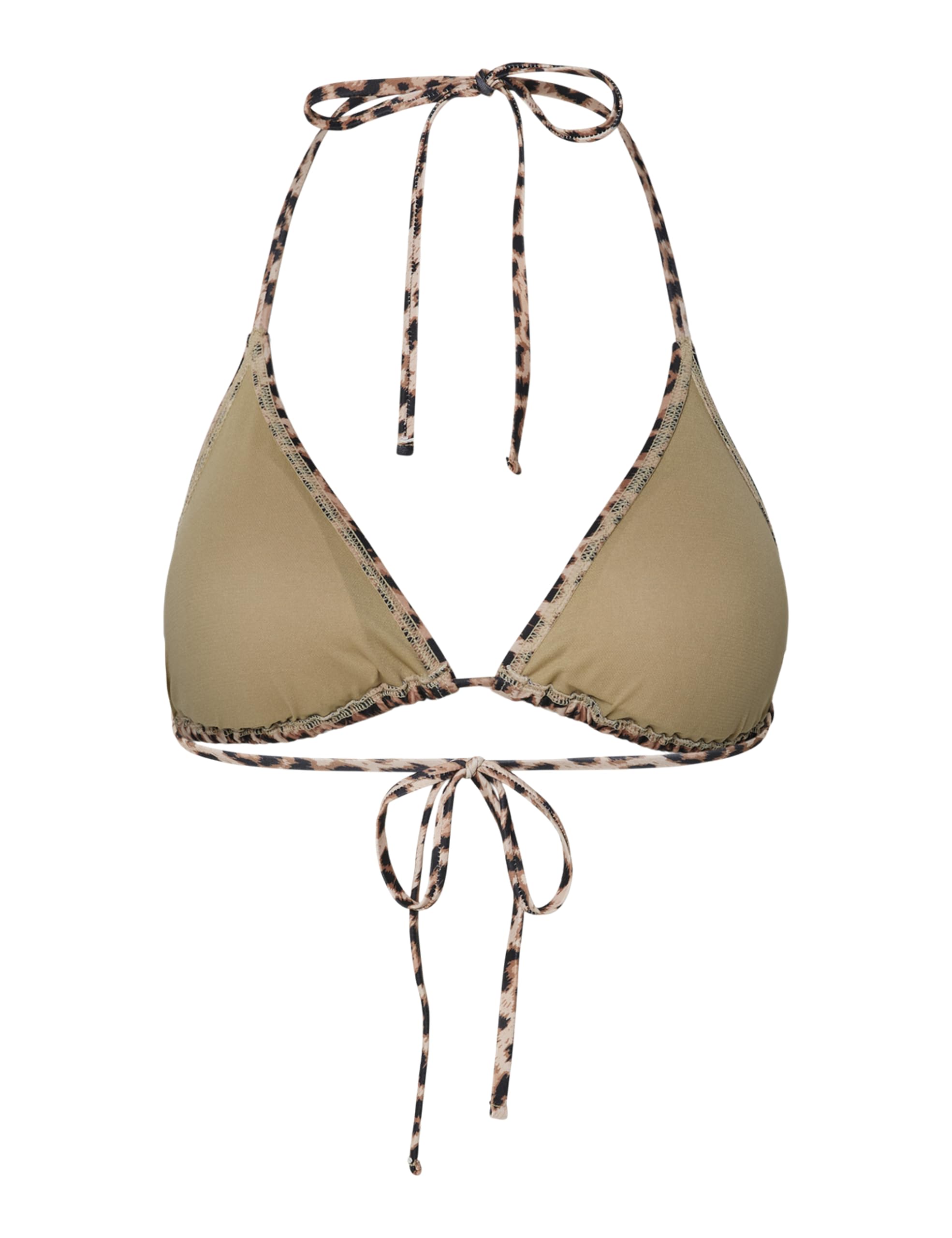 Pieces Pcbaomi Bikini Triangle Bra top nero XL triangolo