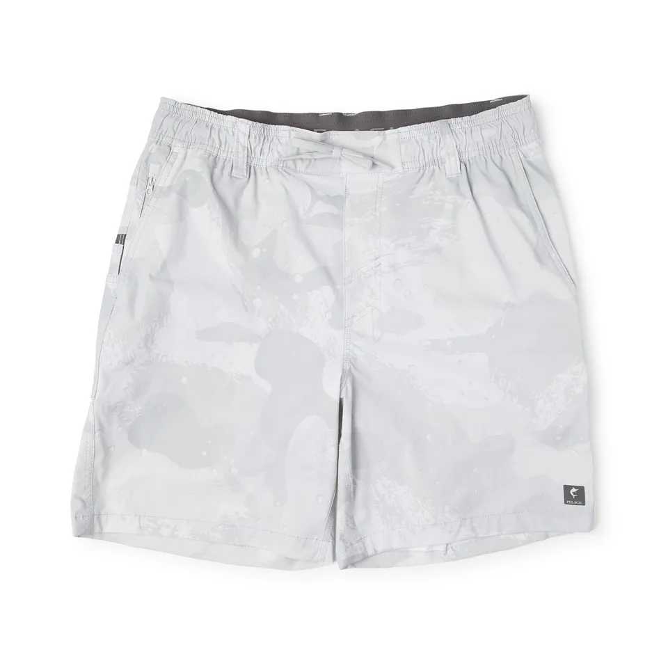 Pelagic Palomar pantaloncini pesca grigio chiaro elasticizzati