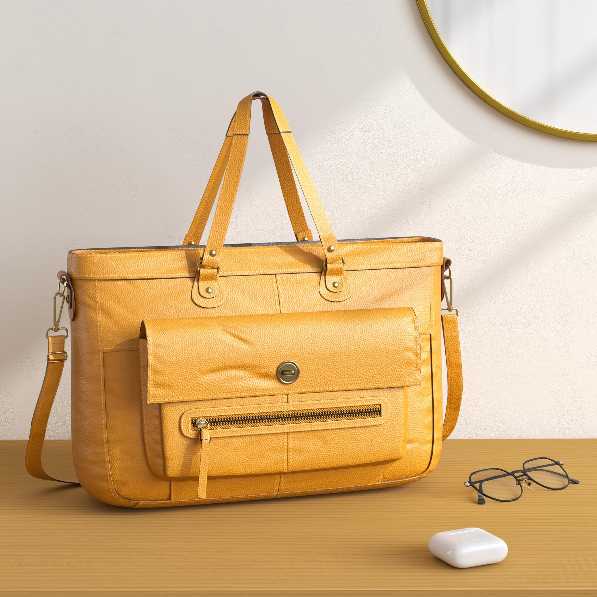 Pieces Totally Royal Leather Travel Bag 13 borsa pelle
