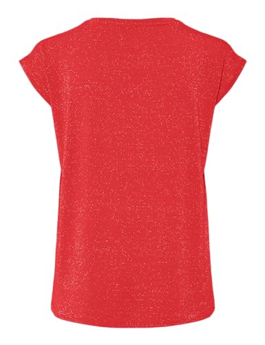 Pieces Pcbillo Lurex Stripes t-shirt righe taglia S