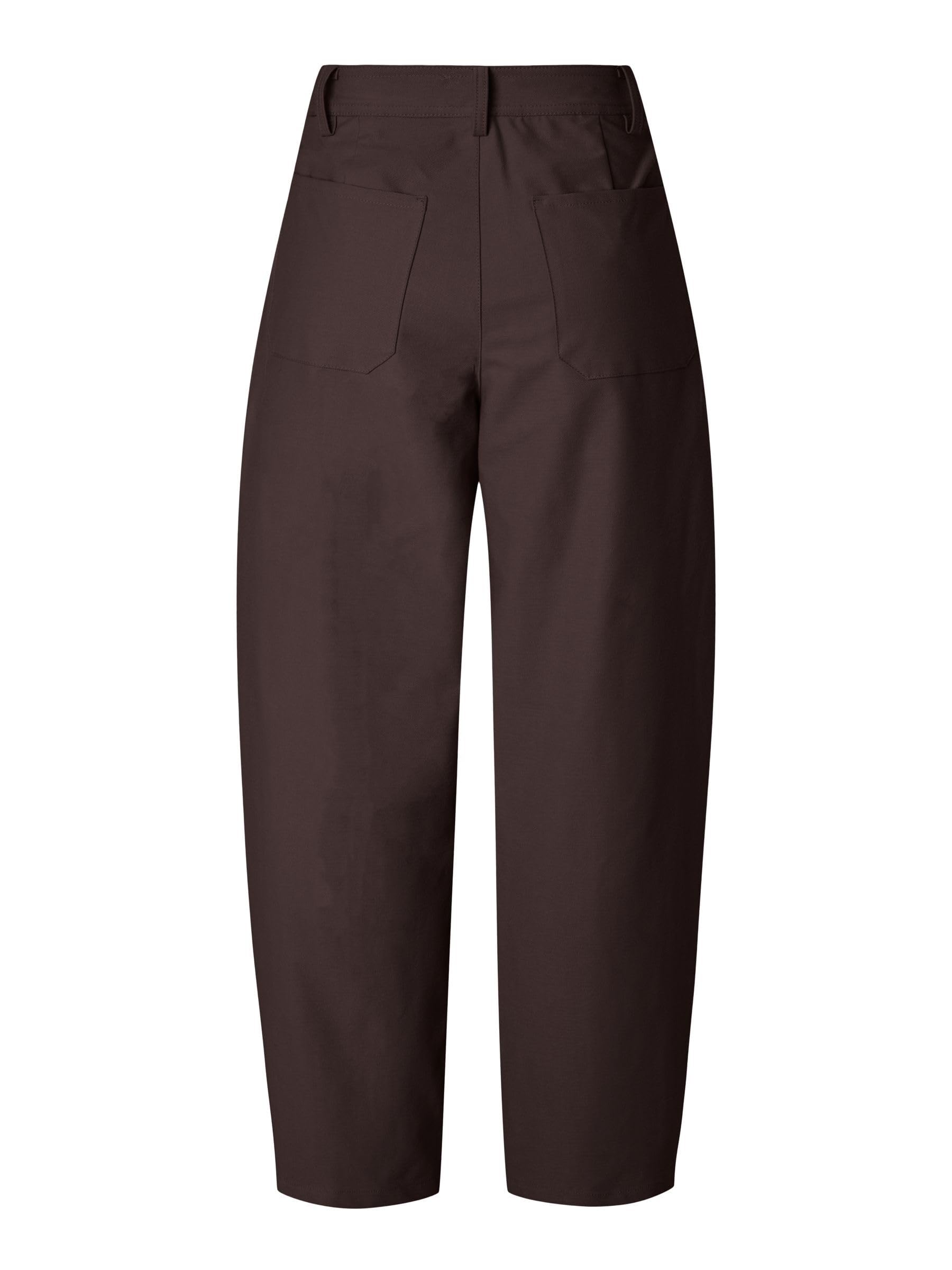 Pieces Pcrikke HW Barrel pantaloni donna hot fudge jersey