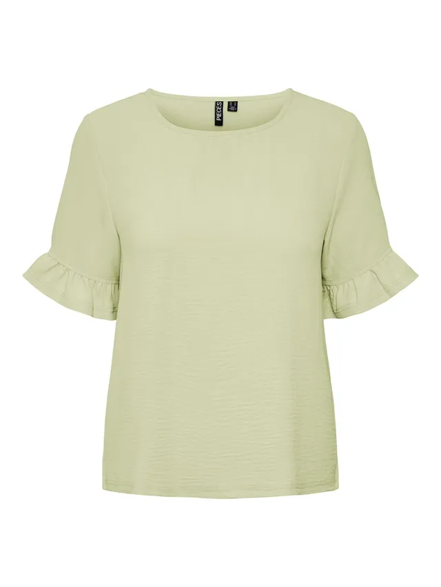 PIECES T-Shirt maglietta donna manica corta
