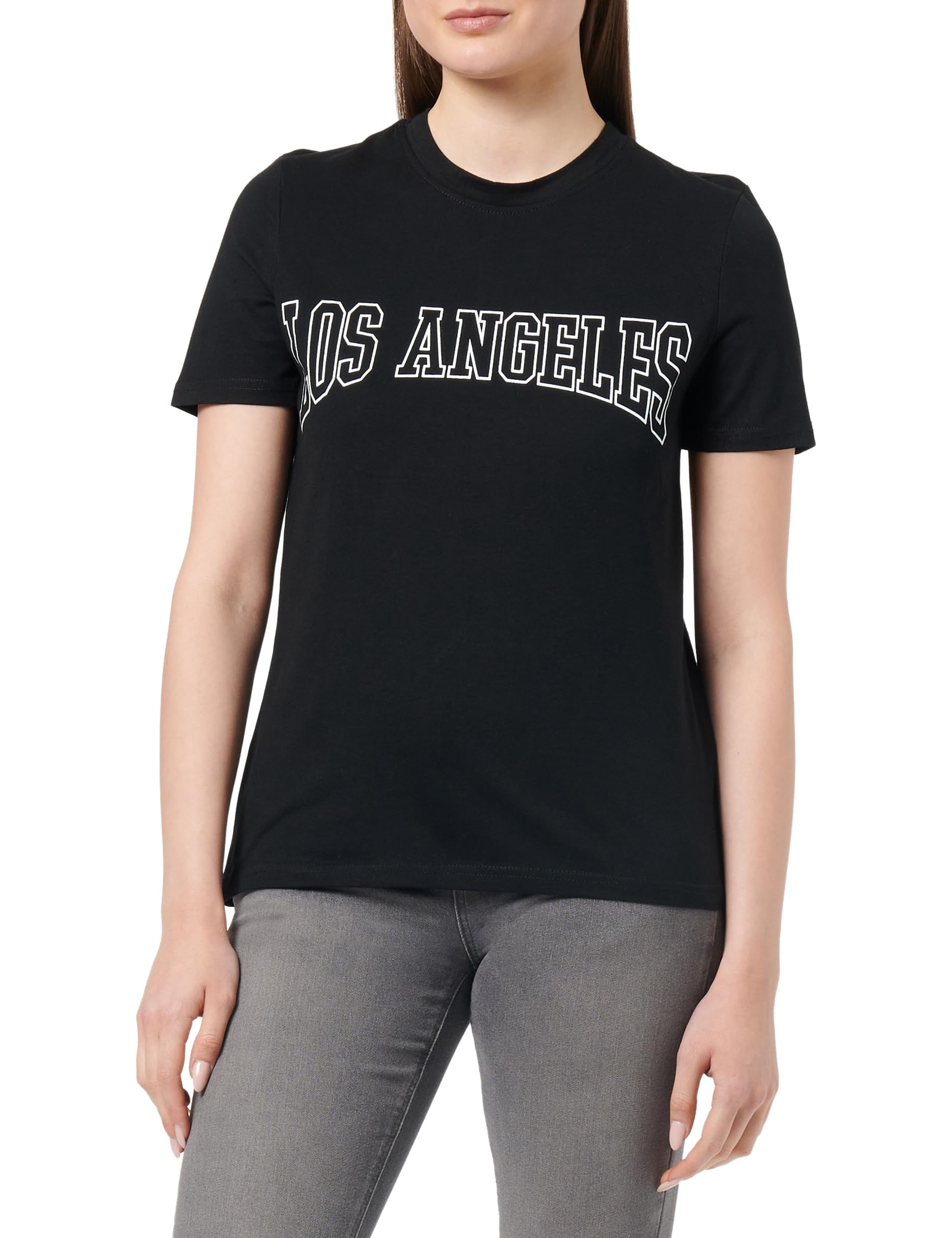 Pieces Pcfreya T-Shirt Donna Nera Taglia XL