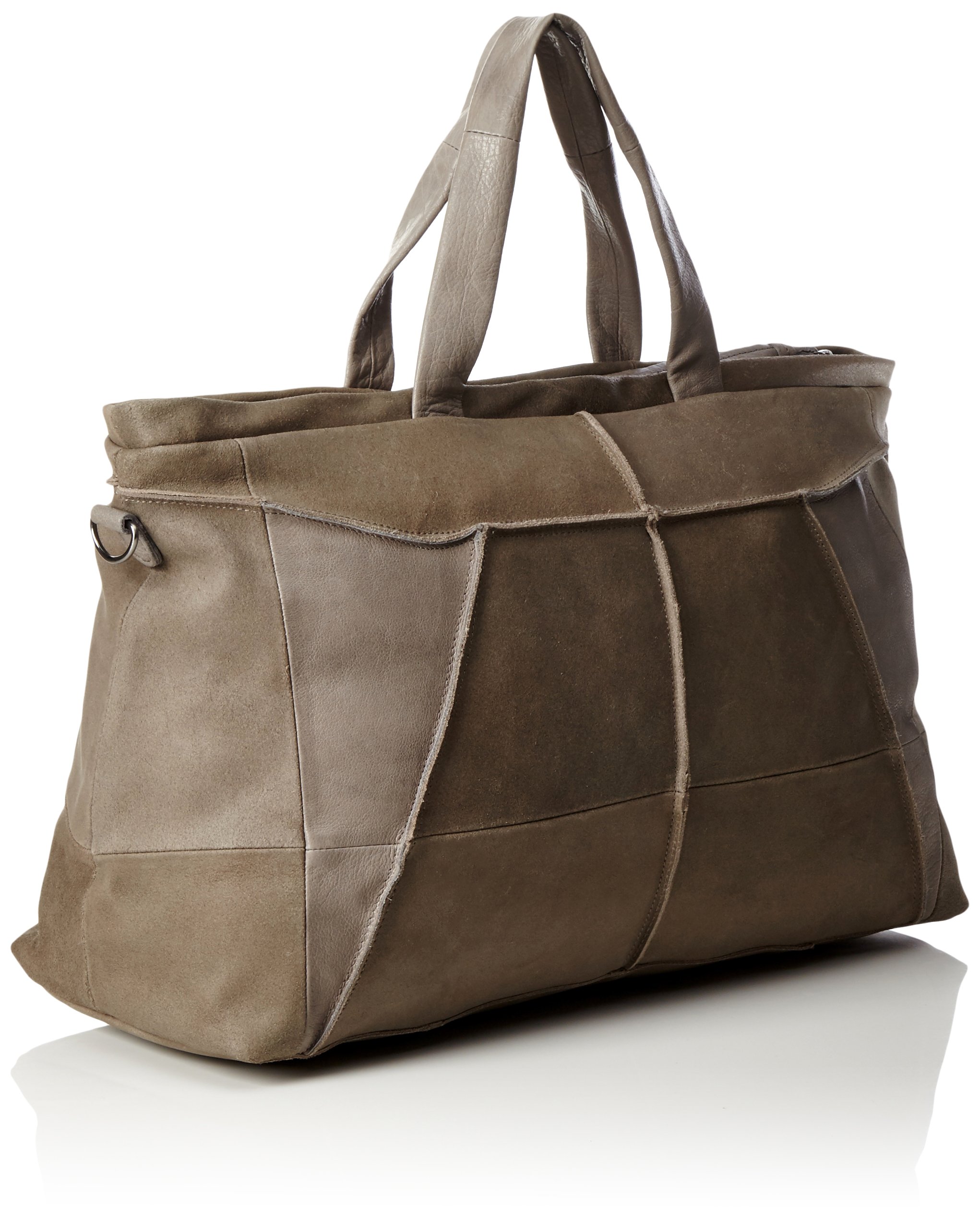 Pieces Pclilja Leather weekend bag donna pelle grande
