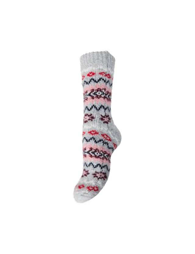 Pieces Pcannie Socks calzini donna grigio melange