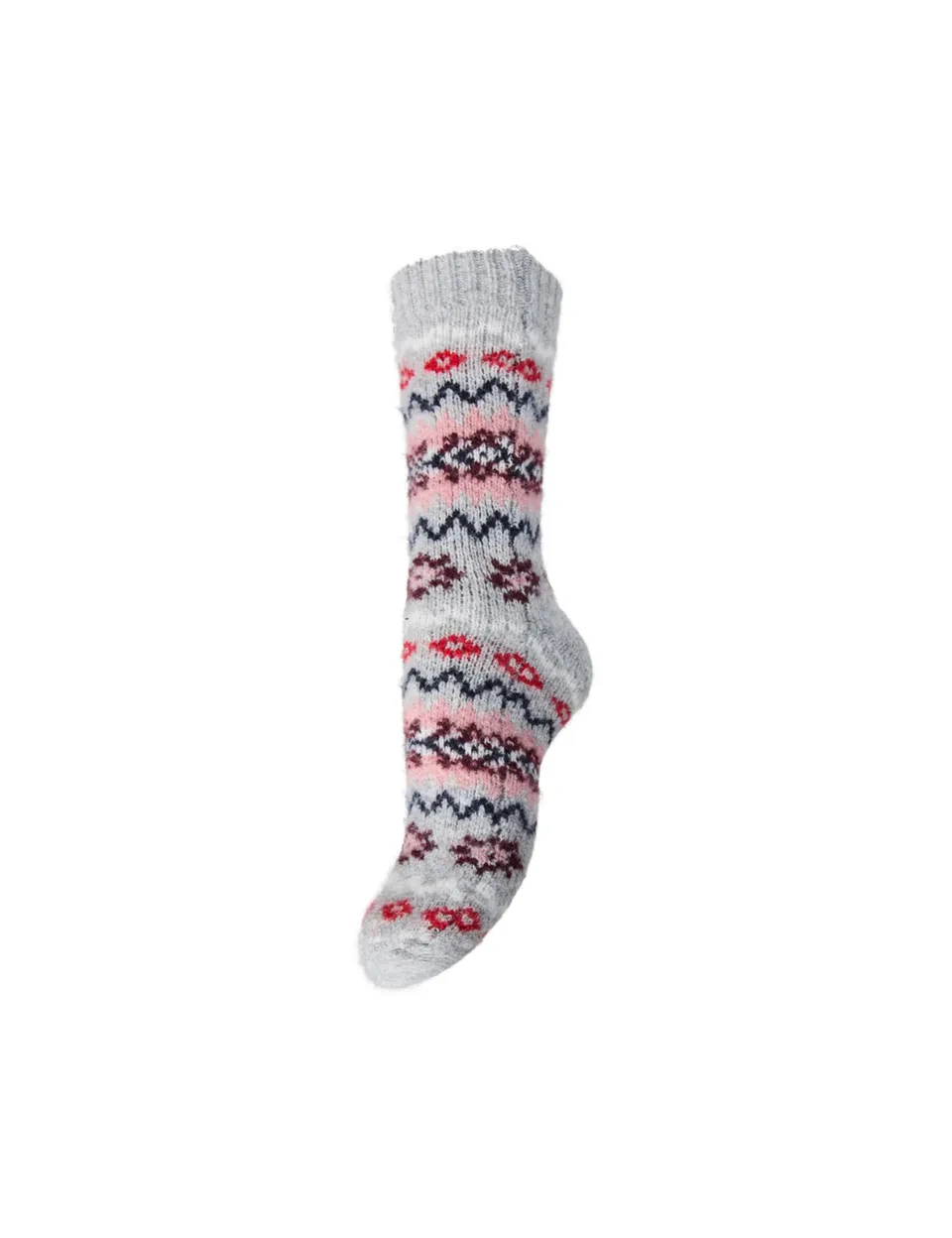Pieces Pcannie Socks calzini donna grigio melange