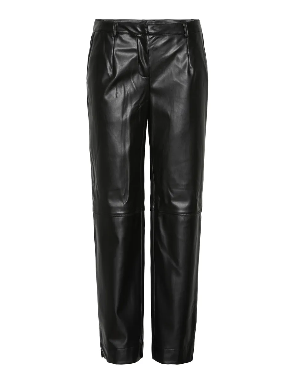 Pieces Pcneeth MW Pu Pants pantaloni donna taglia M