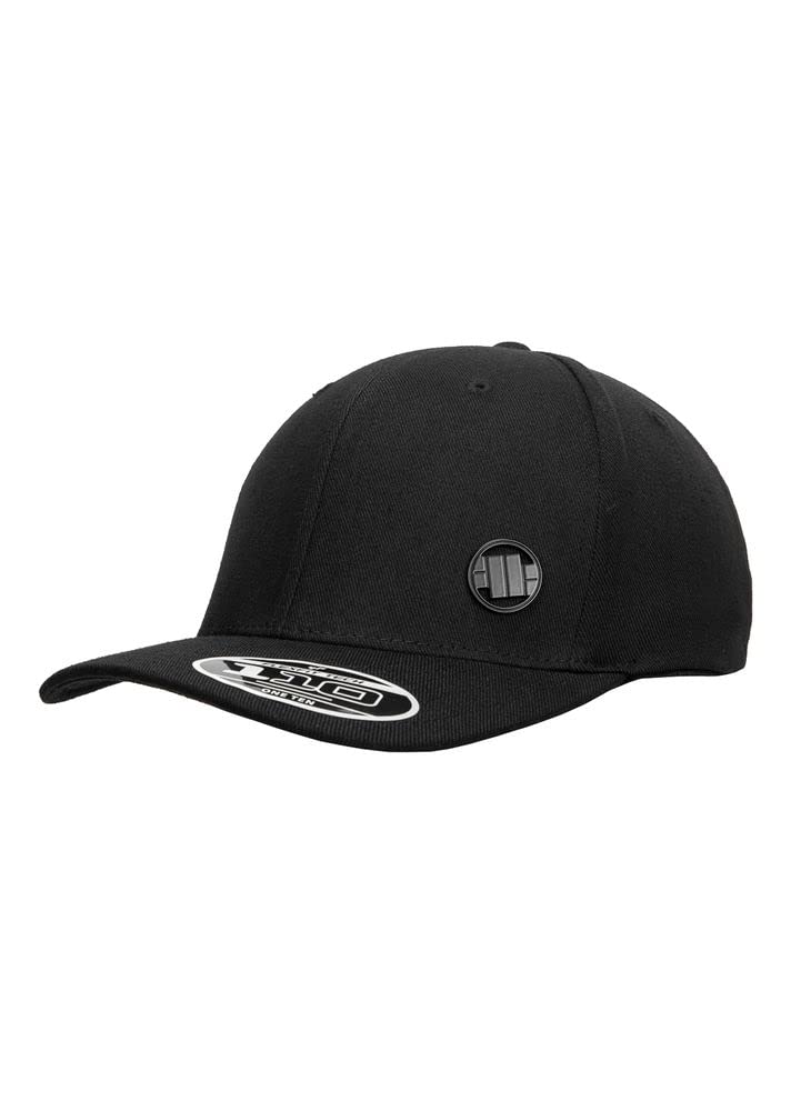 Pitbull 3D Metal Logo cappello snapback nero cotone