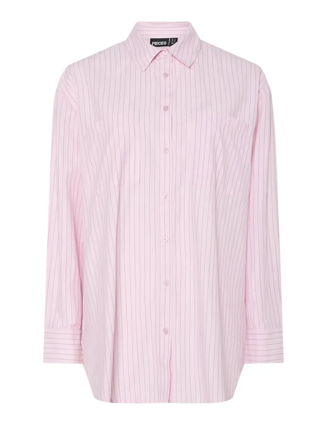 PIECES Pcmelia LS camicia rosa Pink-a-boo