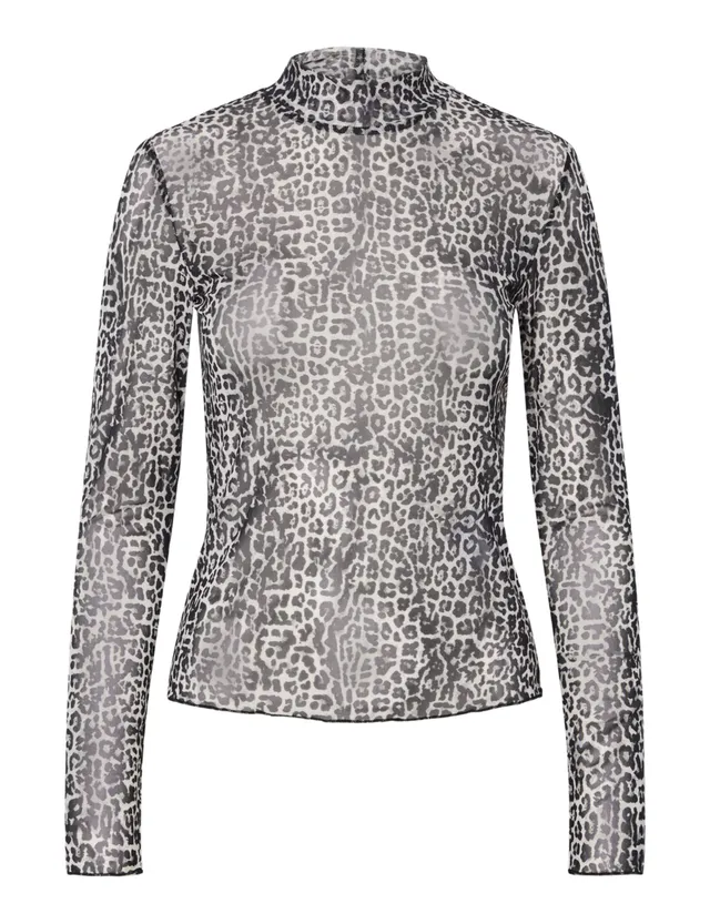 Pieces Pcjeshi LS maglietta donna collo alto uso quotidiano