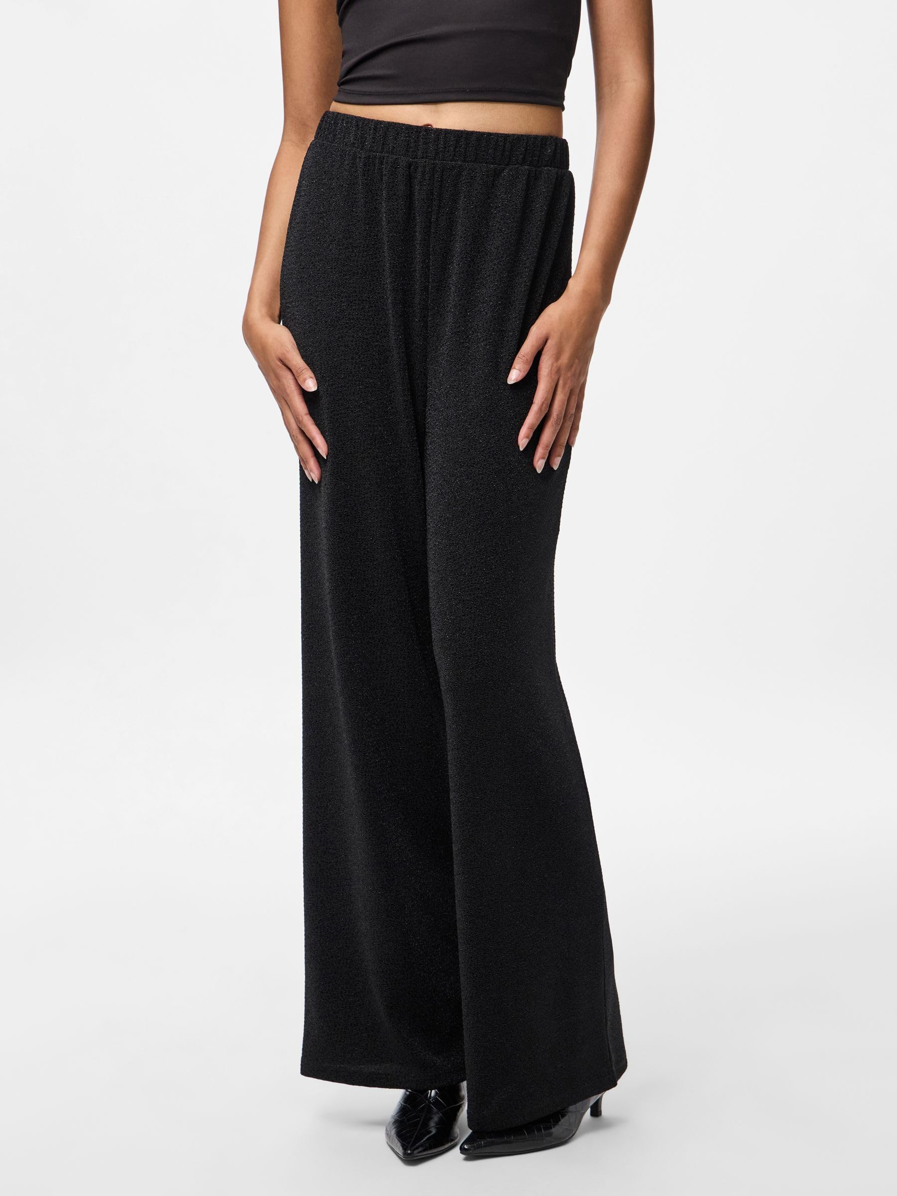 Pieces Pcjina HW Wide Pants pantaloni donna XS vita alta