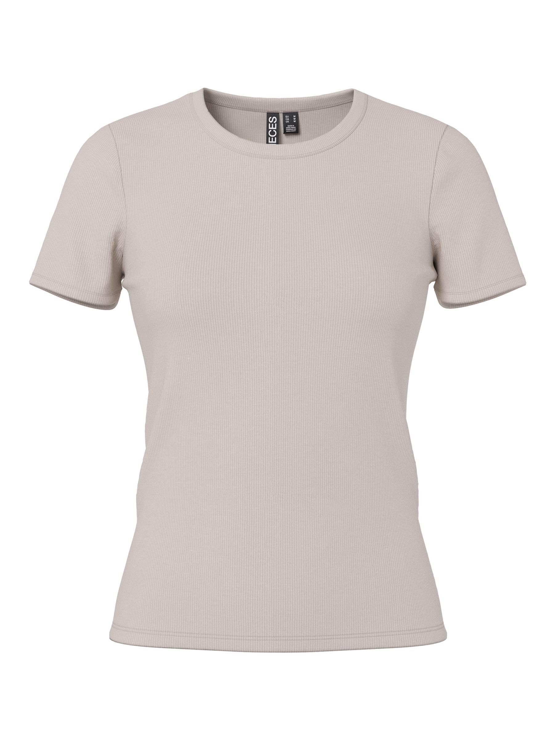 PIECES Pcmay SS t-shirt argento taglia XS