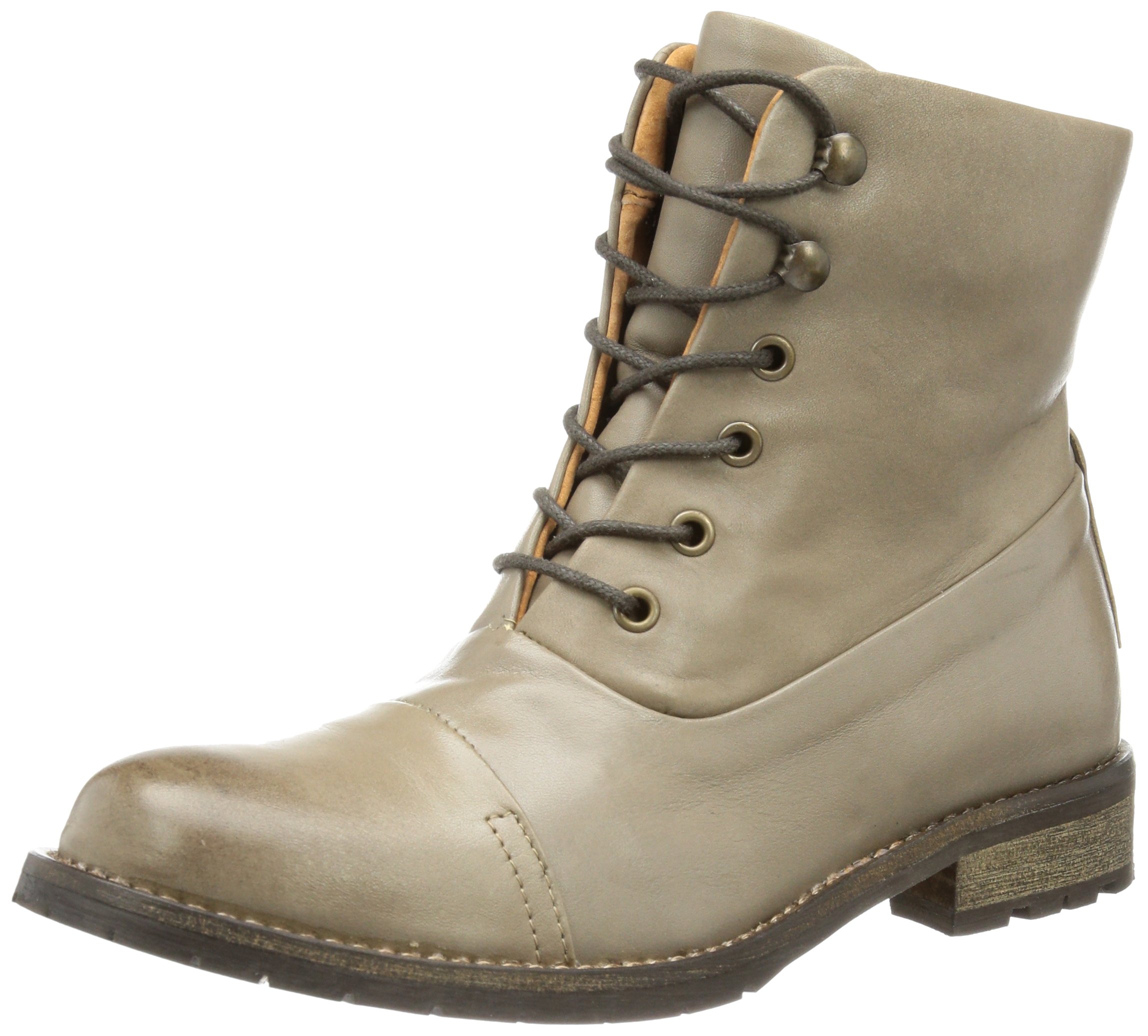 Pieces Senida Leather Boot LT Sand scarpe barca donna pelle