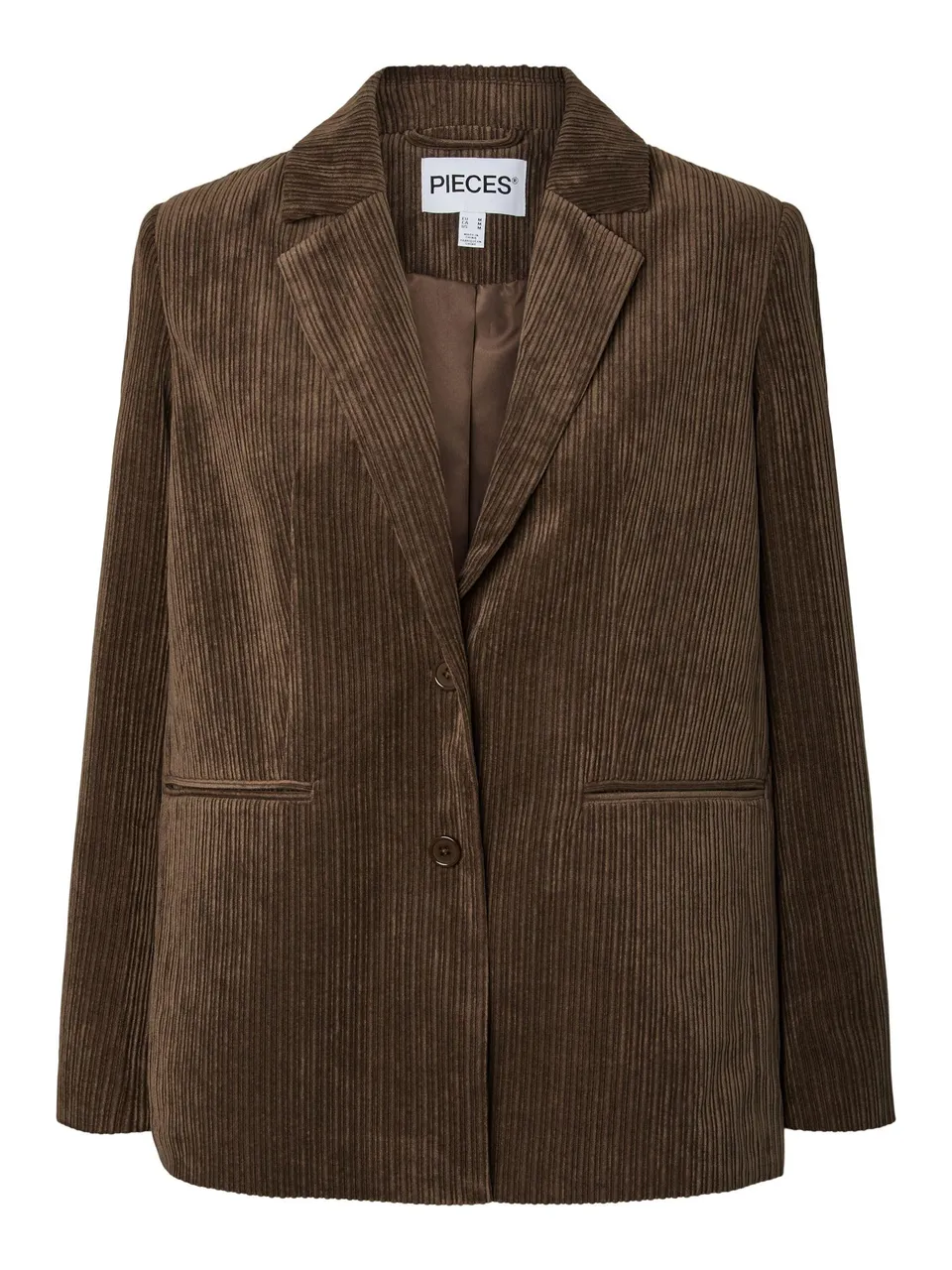 Pieces Pcaudre Cord Loose blazer donna S velluto a coste