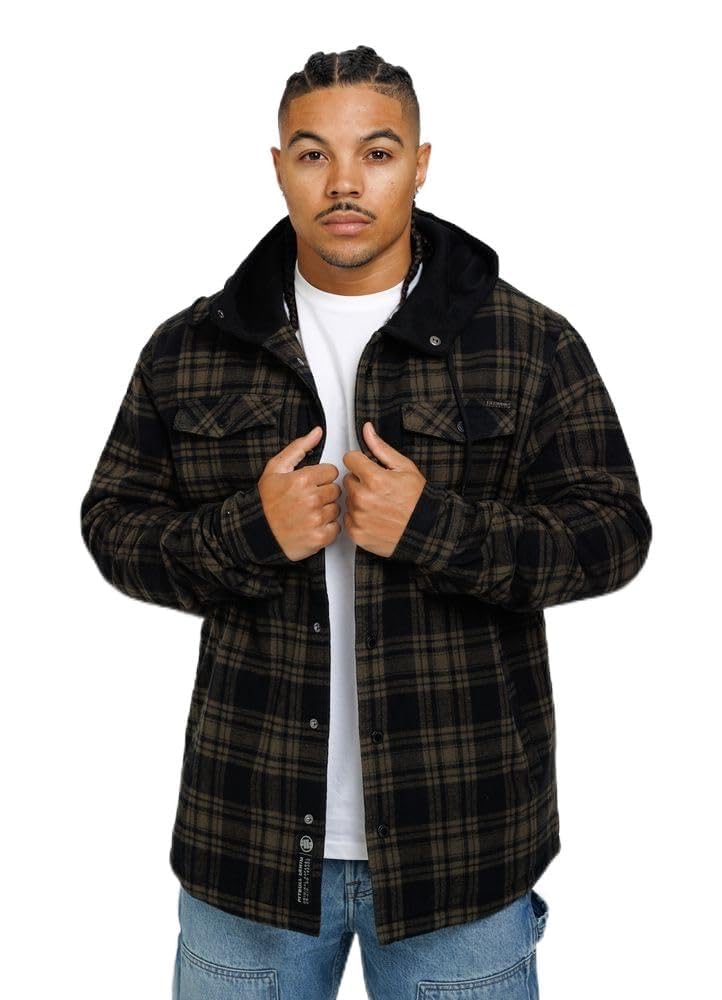 Pit Bull West Coast Pioneer camicia giacca uomo grigia cotone