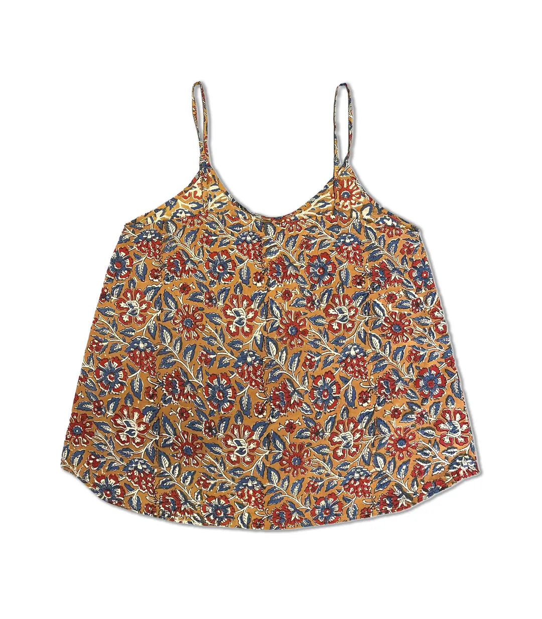 el.residu Priyanka 3 canotta marrone cotone S/M