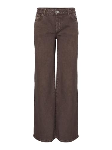 Pieces Pcselma LW Wide jeans donna 30W/30L gamba larga