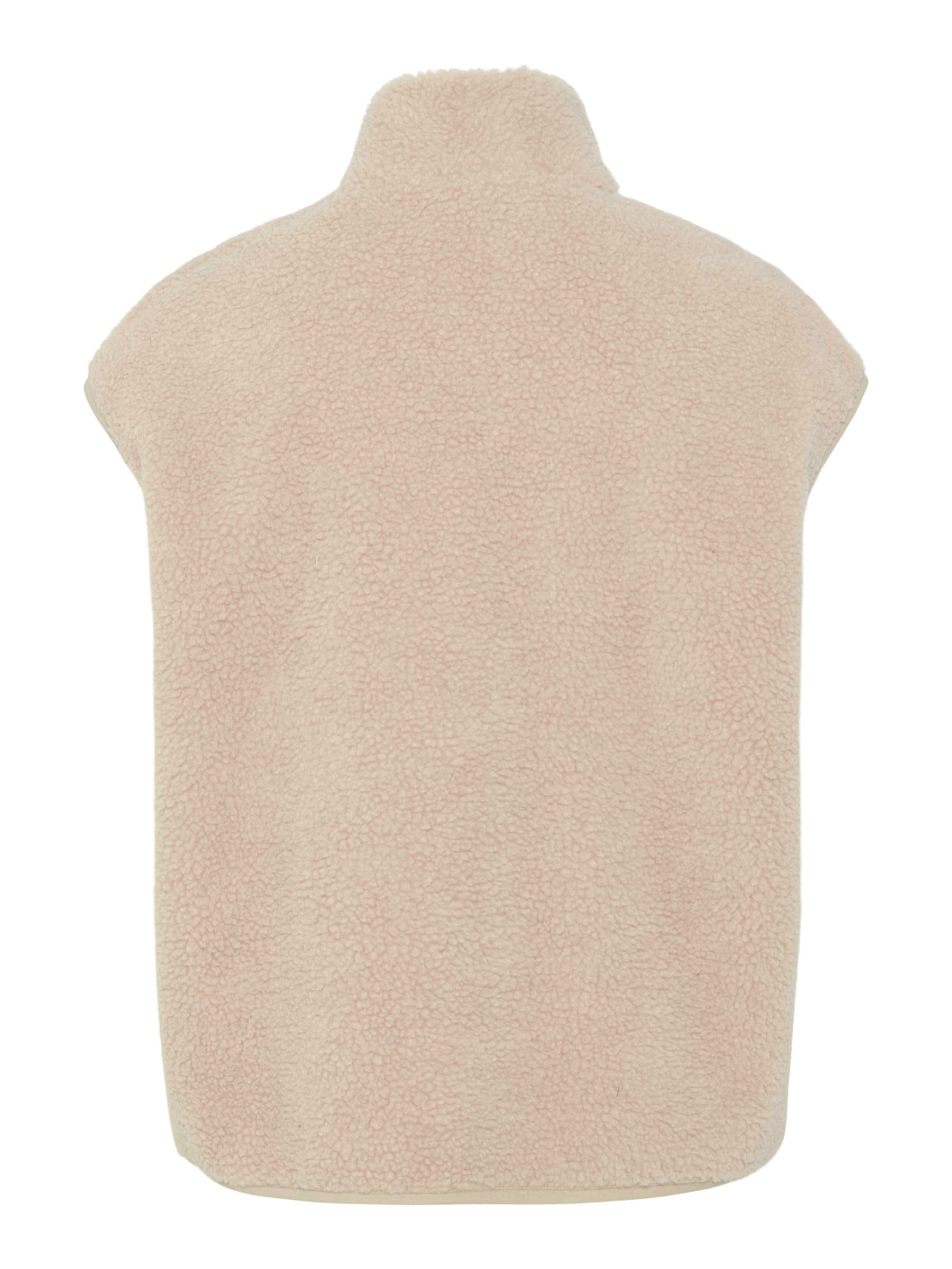 Pieces Pcsadia gilet teddy argento S