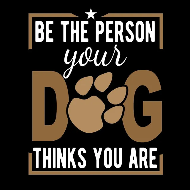 Dogs Be The Person maglietta unisex stampa digitale