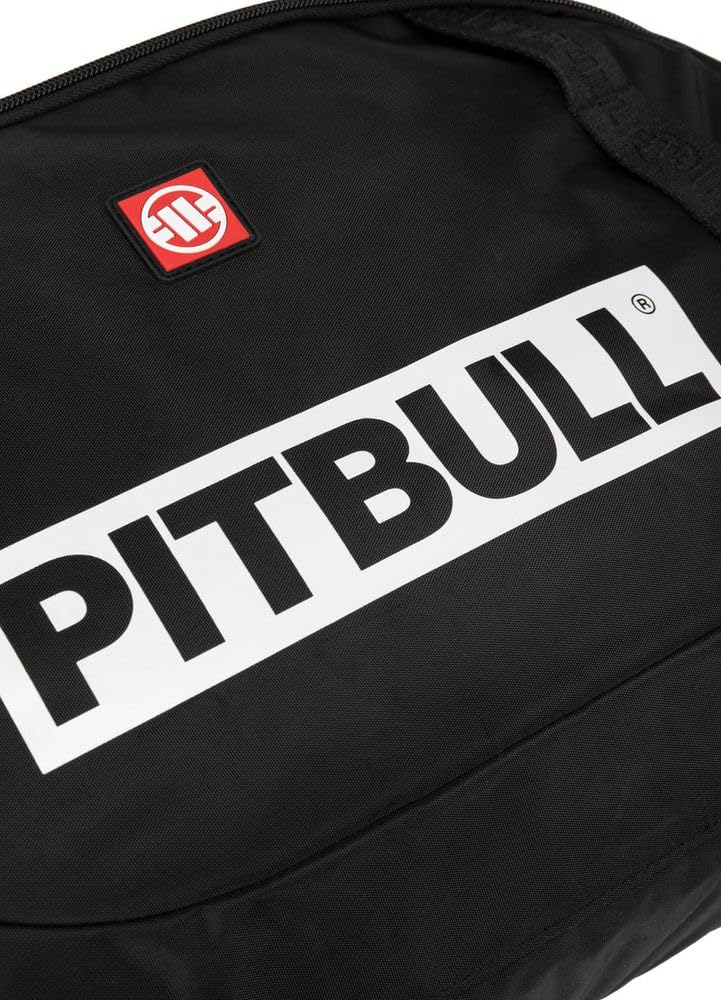 Pitbull borsone sportivo unisex nero in nylon resistente