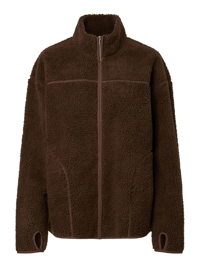 PIECES Sadia PCSADIA giacca teddy donna hot fudge