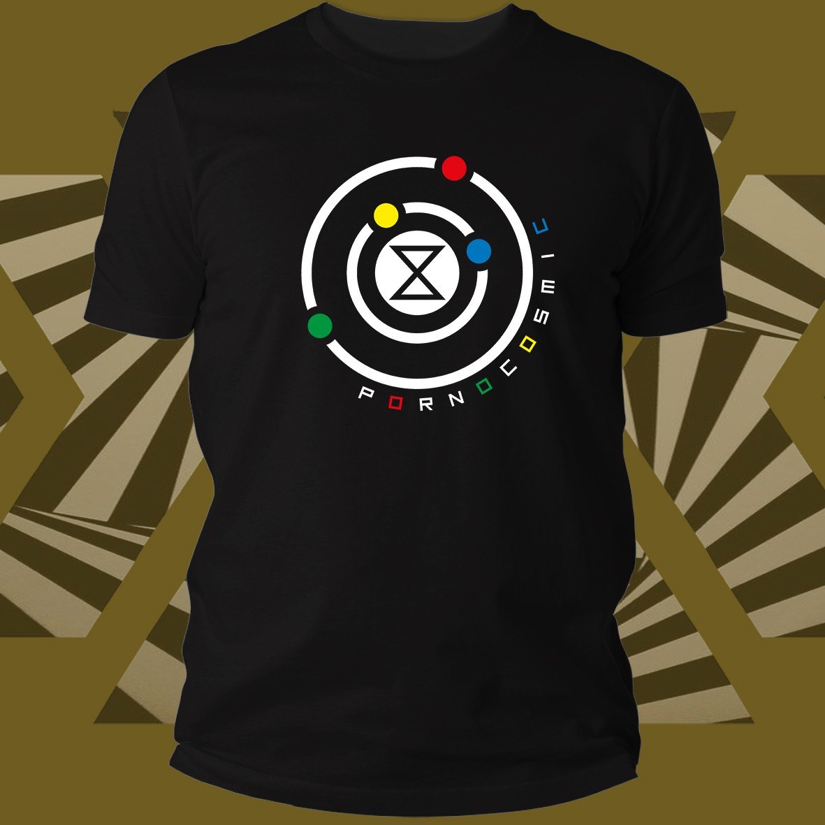 Matrix Porno Cosmic t-shirt cotone organico stampa digitale