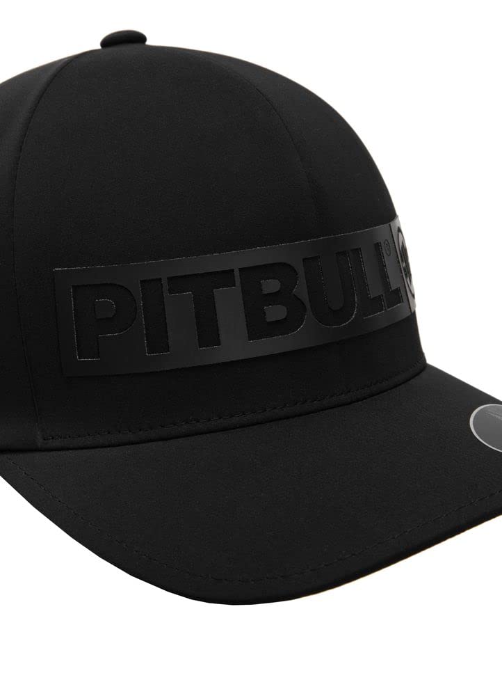 Pit Bull West Coast Stretch Hilltop Full Cap berretto nero S-M elasticizzato