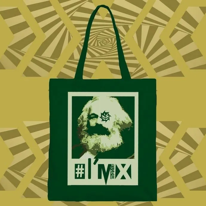 Matrix Music Store I'm X Marx 1 tote bag cotone organico