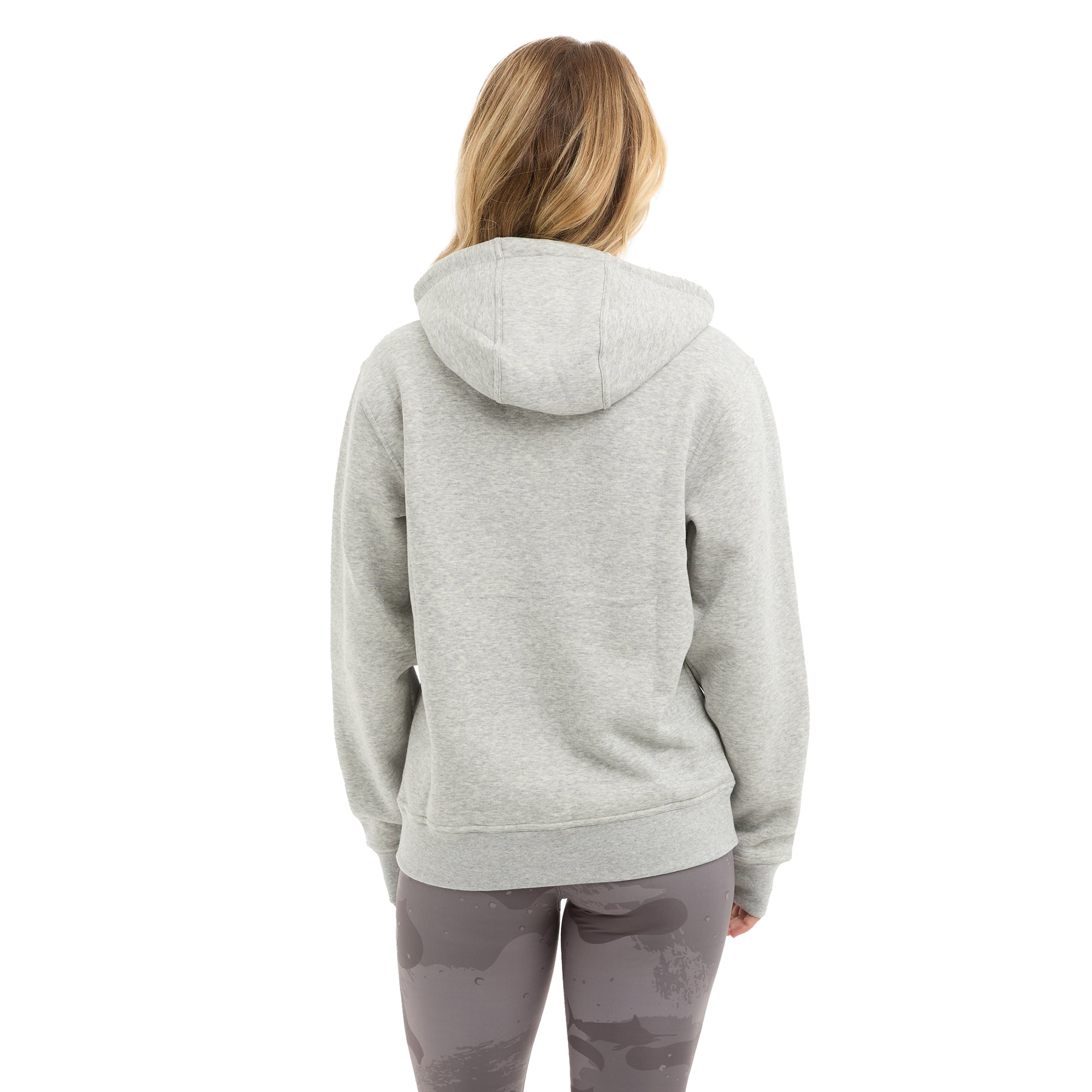 Pelagic Osborn felpa cappuccio donna grigio melange cotone
