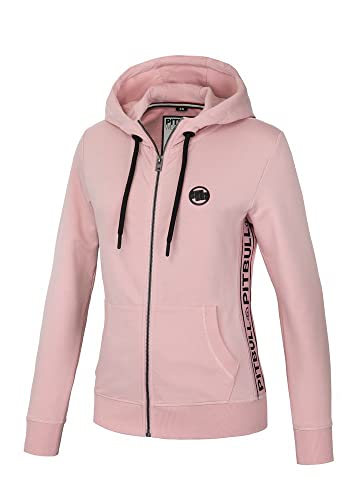 Pit Bull West Coast La Deta felpa donna rosa con cerniera