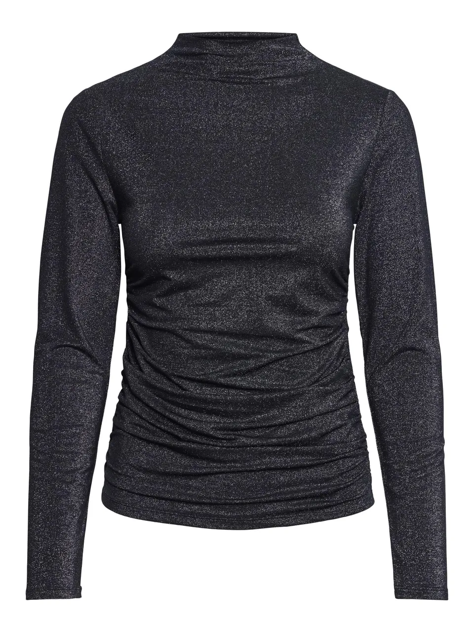 Pieces Pcmonica Glitter Ruching top donna S maniche lunghe