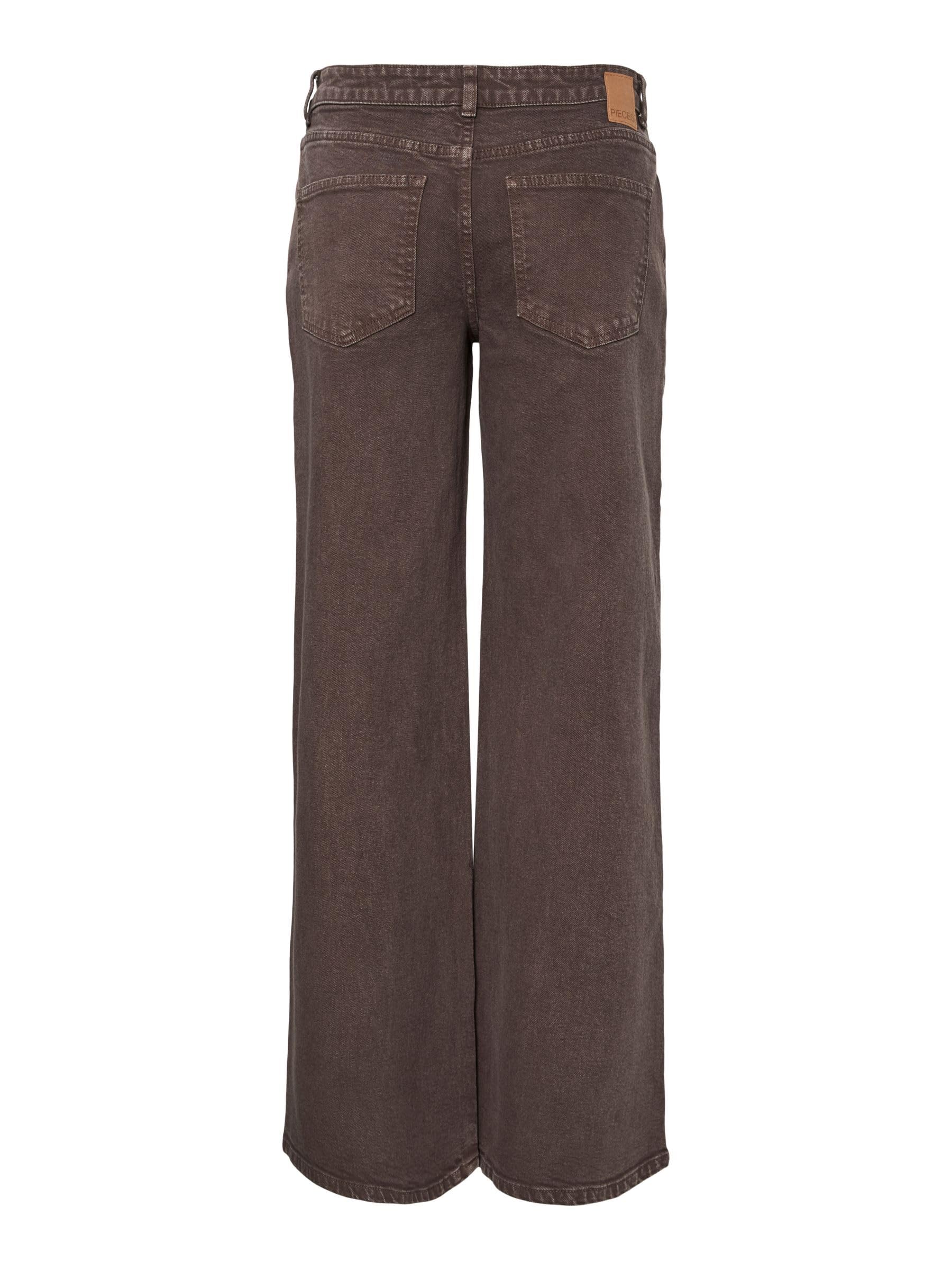 Pieces Pcselma LW Wide jeans donna 30W/30L gamba larga