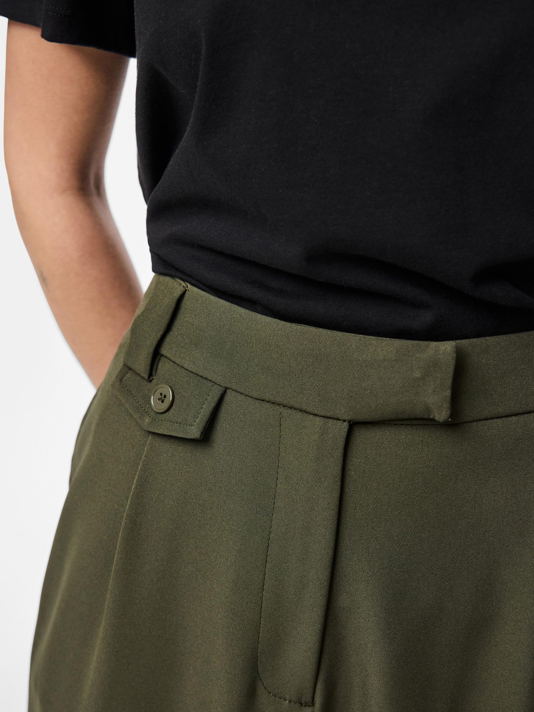Pieces Pcnimora HW Pants BC pantaloni eleganti donna S vita alta