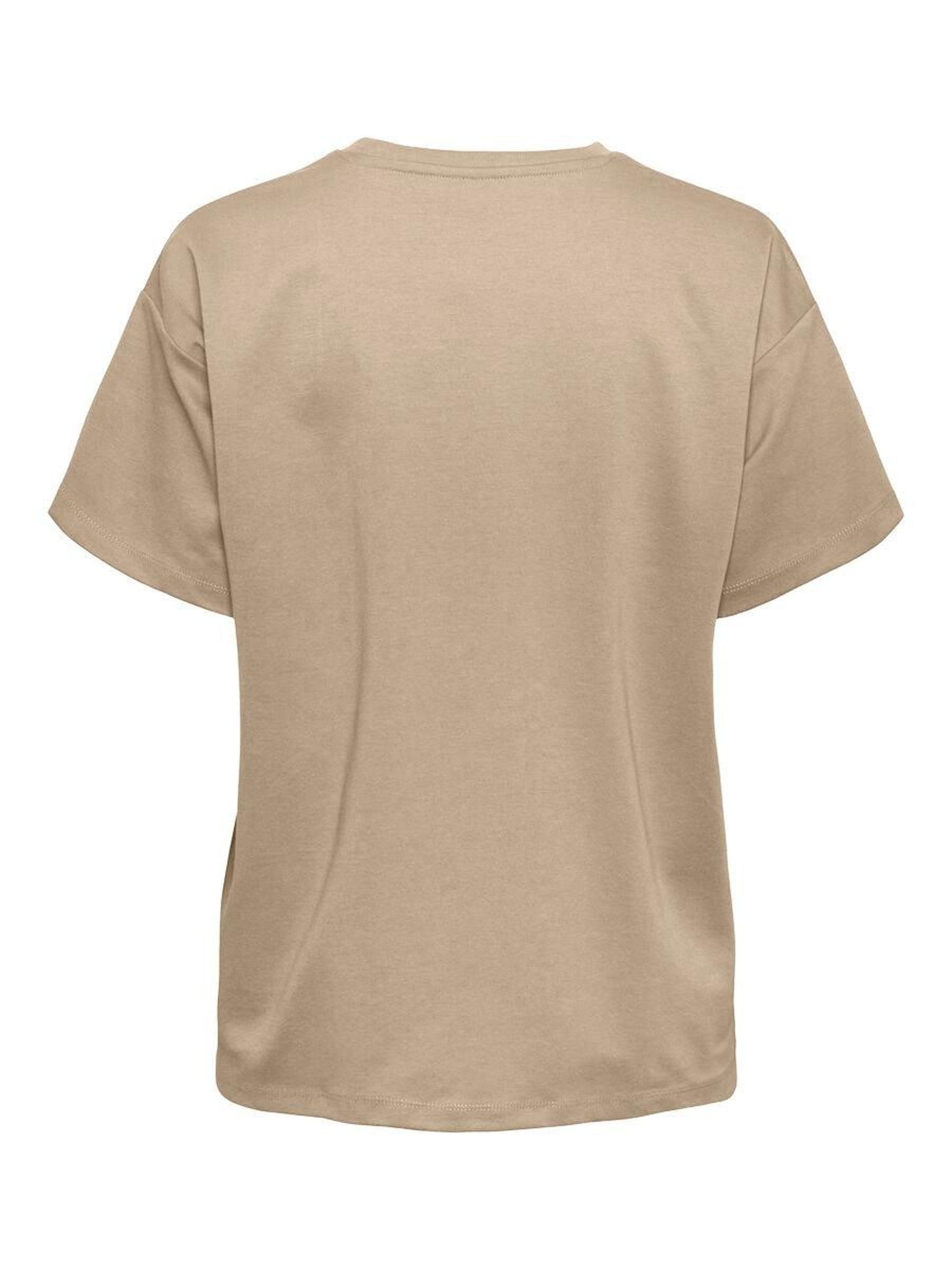 Pieces Pcskylar Oversized t-shirt visone argenteo