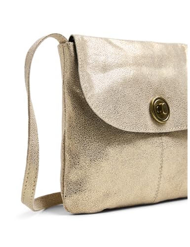 PIECES Totally borsa tracolla rotonda oro