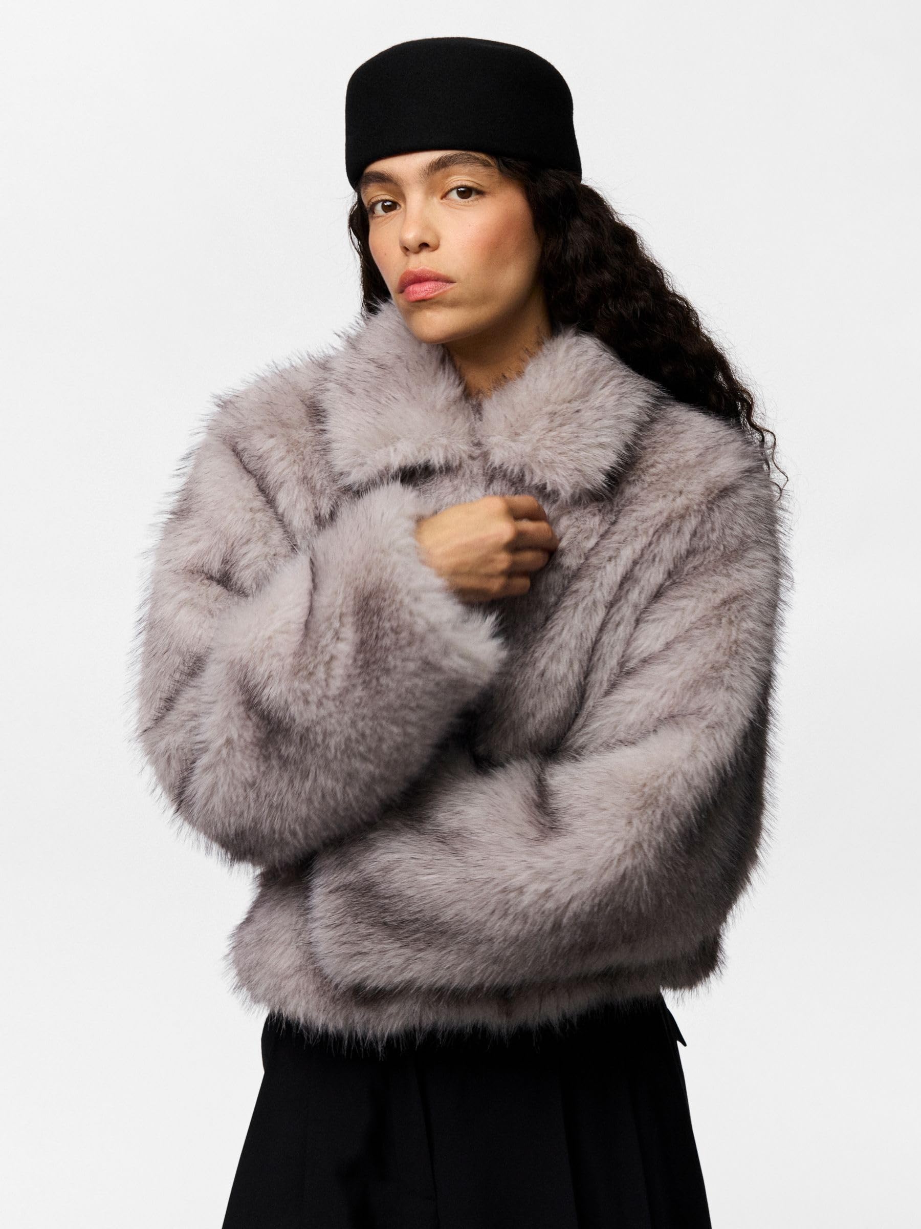 Pieces Pcjilla Short Fluffy giacca donna fluffy L