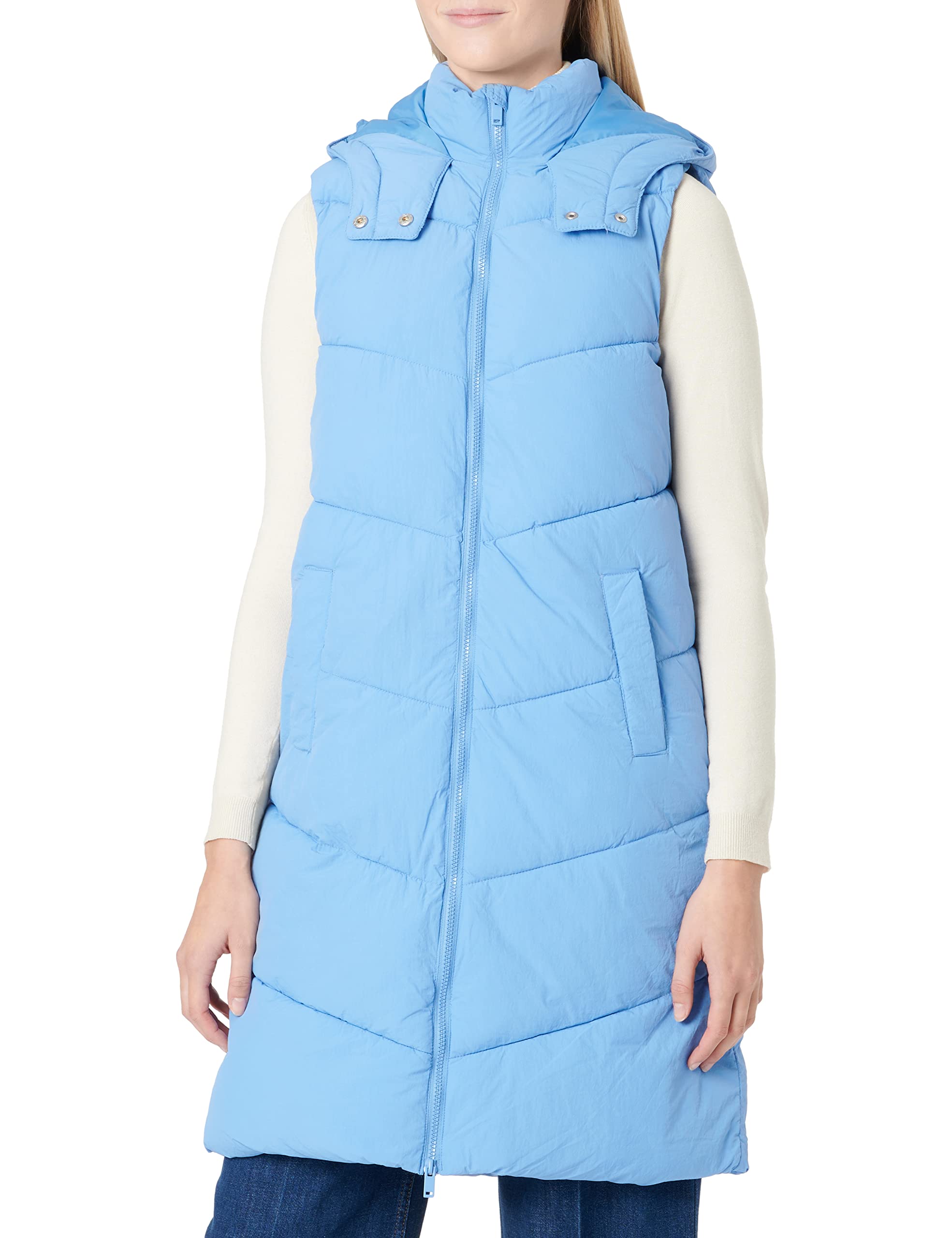 Pieces Pcjamilla Noos BC gilet lungo visone trapuntato