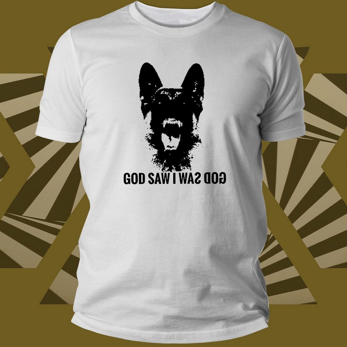 Matrix Music Store God Saw I Was Dog t-shirt cotone organico