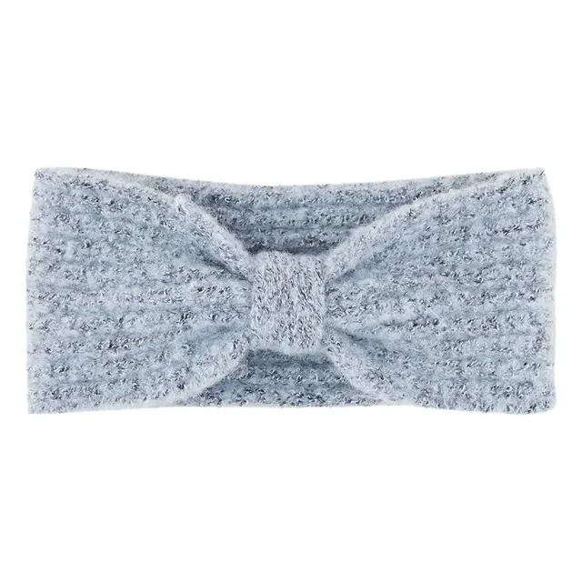 Pieces Pcpyron Structured Headband fascia invernale nodo blu