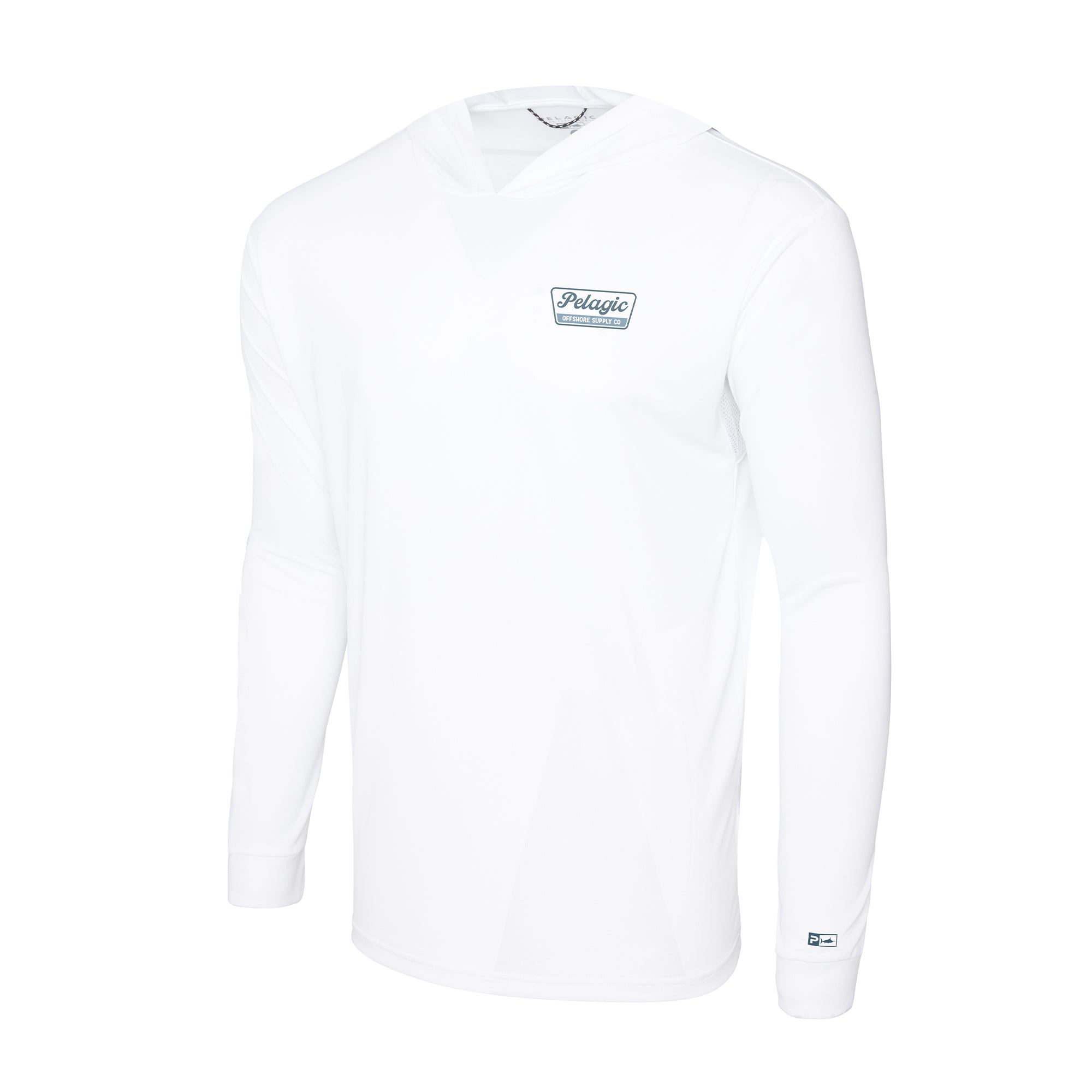 Pelagic Aquatek Dockline maglia pesca UPF 50+ bianca