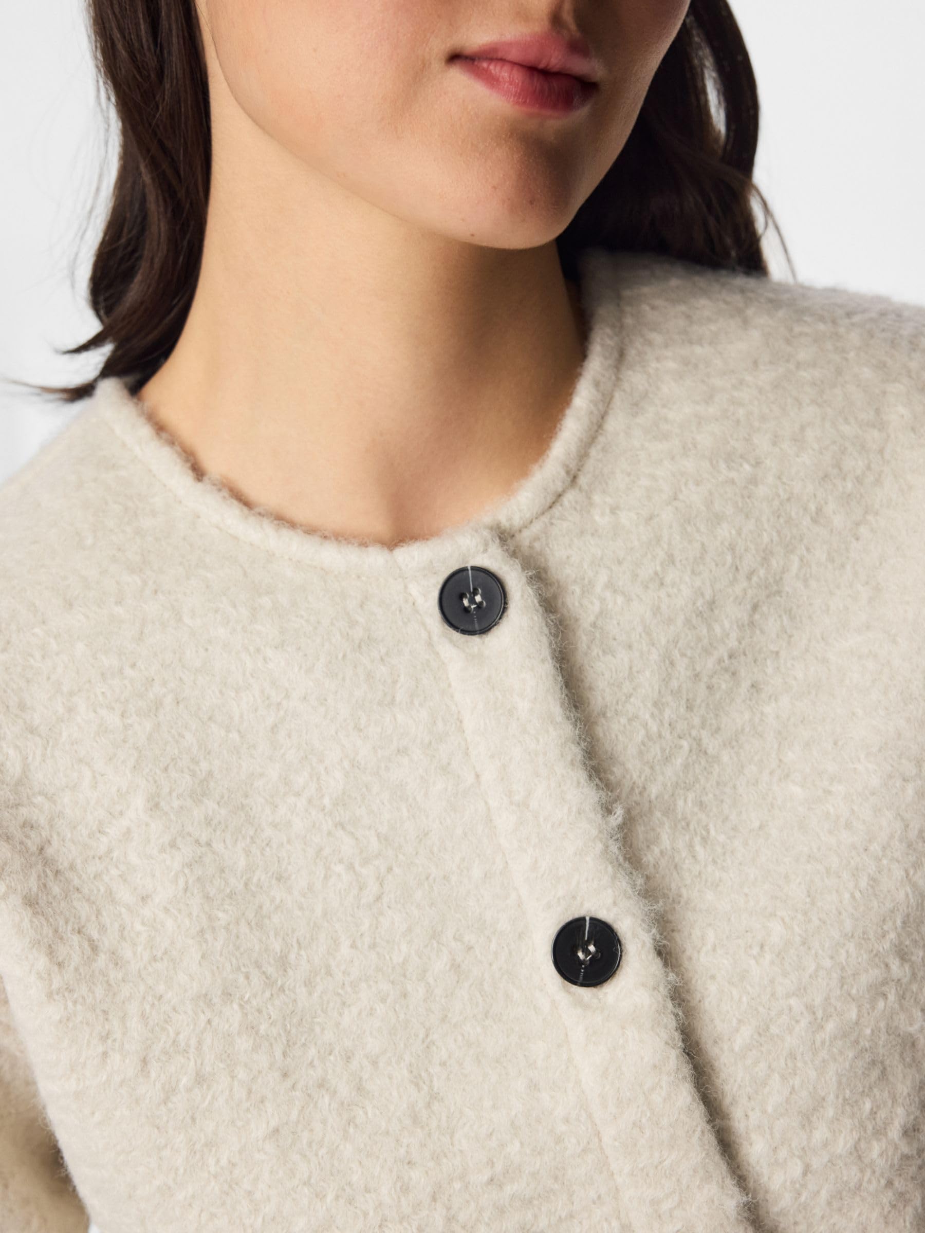 Pieces Pcoline Short Jacket giacca corta donna betulla S