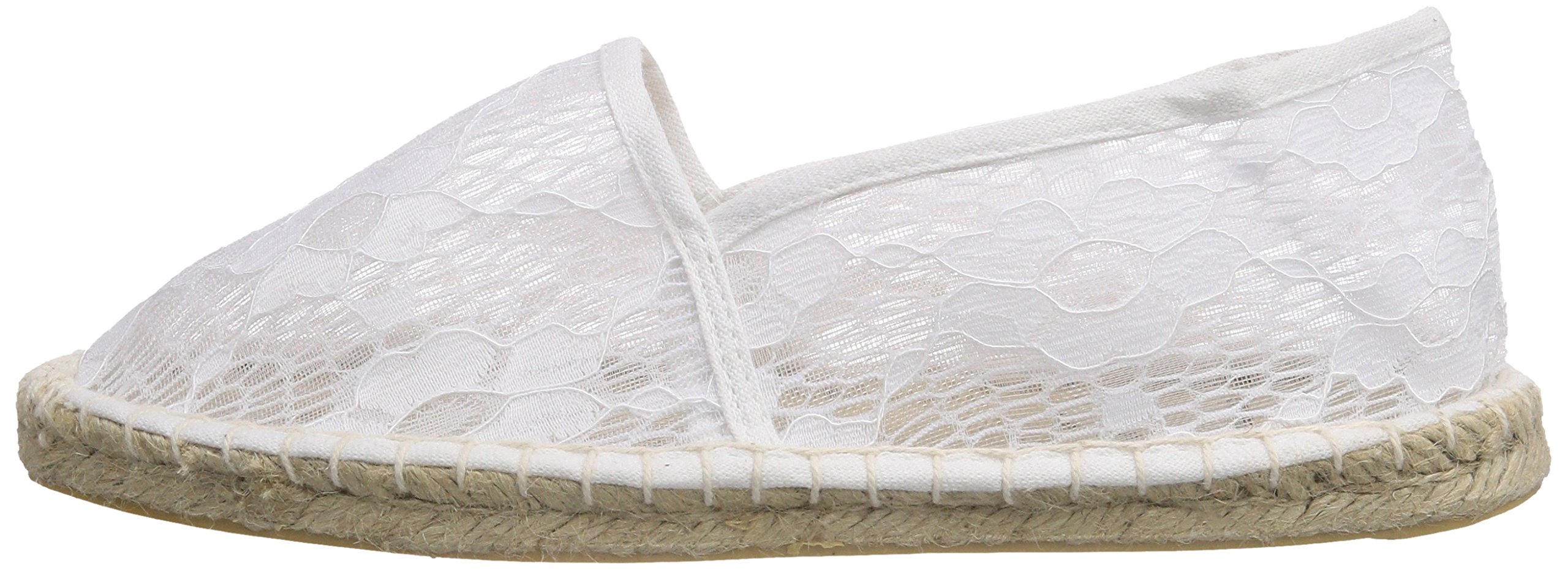 PIECES Haisha espadrillas in tela bianche 36 EU