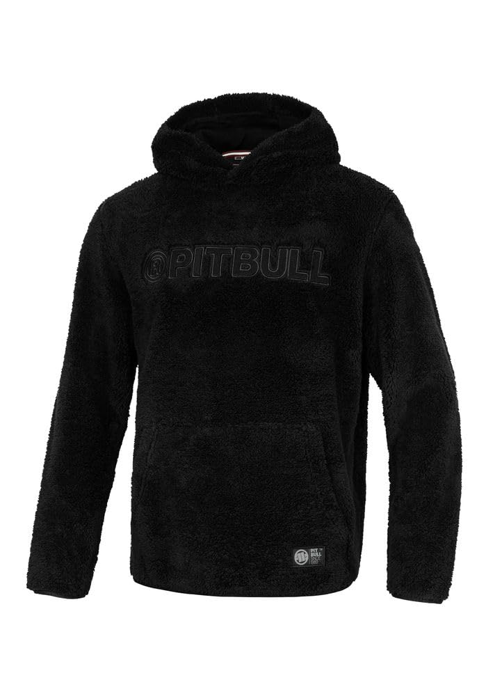 Pitbull Aragon felpa uomo con cappuccio Nero L